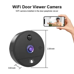 Security smart tuya remote video intercom electronic wireless WiFi two-way wake-up doorbell doorway HD camera visitor reminder