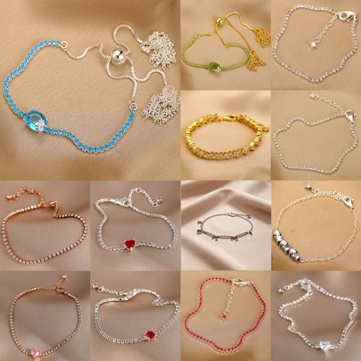 2026 Hot Selling 925 Silver Heart-Shaped Bracelet Suitable for Girls' Birthdays Holiday Fashion Charm Jewelry Gifts