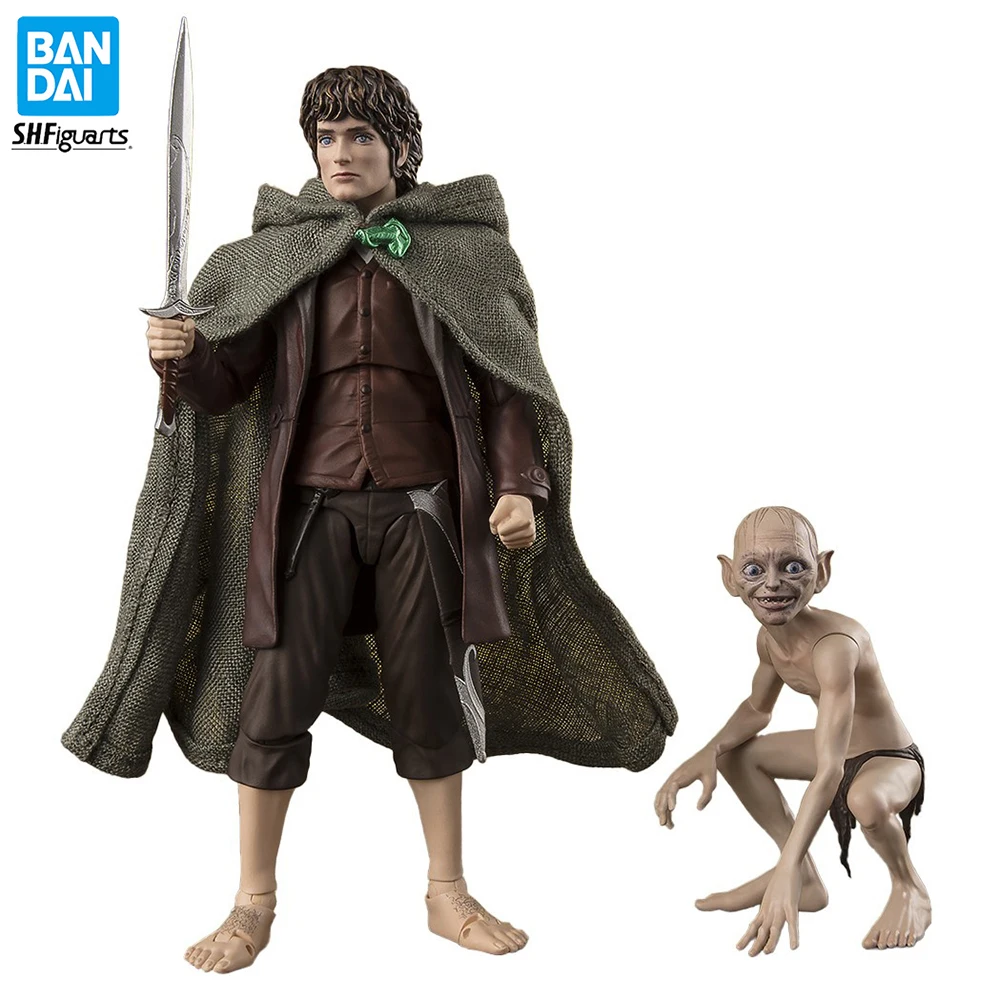 

In-Stock BANDAI S.H.Figuarts Frodo Baggins & Gollum (The Lord of the Rings: The Fellowship of the Ring) 12cm Action Figure Toys