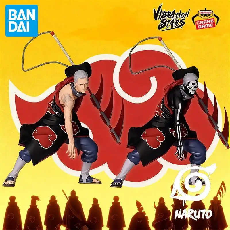 

В наличии Bandai оригинальные фигурки Наруто Hidan аниме экшн-модели мультяшные куклы настольные игрушки ПВХ Декор украшения праздничные подарки