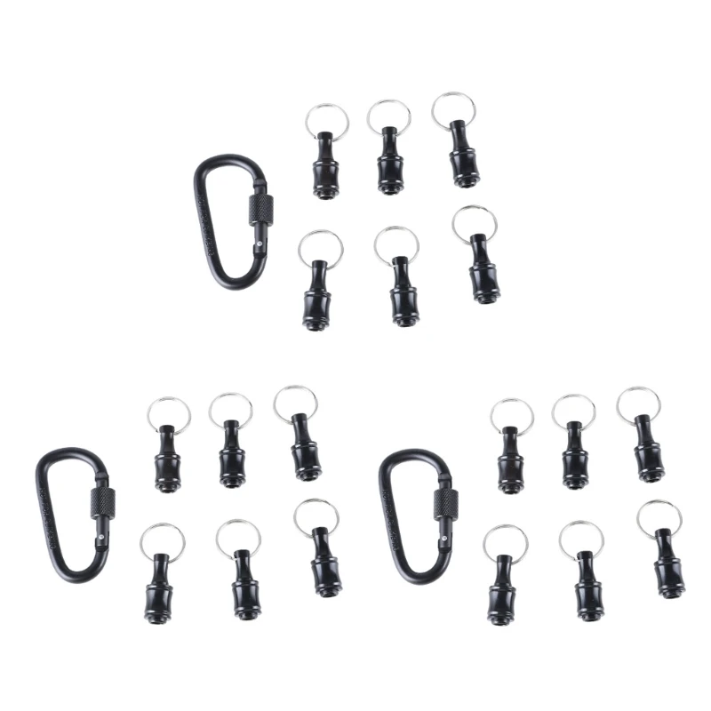 Portable Bit Holder Keychain 1/4inch Hexagonal Shank Socket Screwdriver Drill Extension Suitable For Men Tool Collection