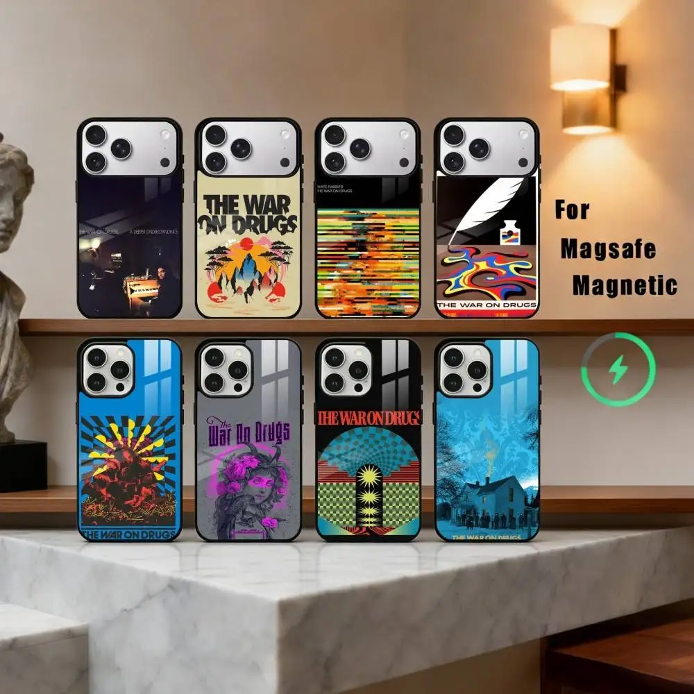 

T-The W-War on D-Drugs Band Phone Case For iPhone17,16,15,14,13,12,11 Plus,Pro Max Magnetic For Magsafe Wireless Charging