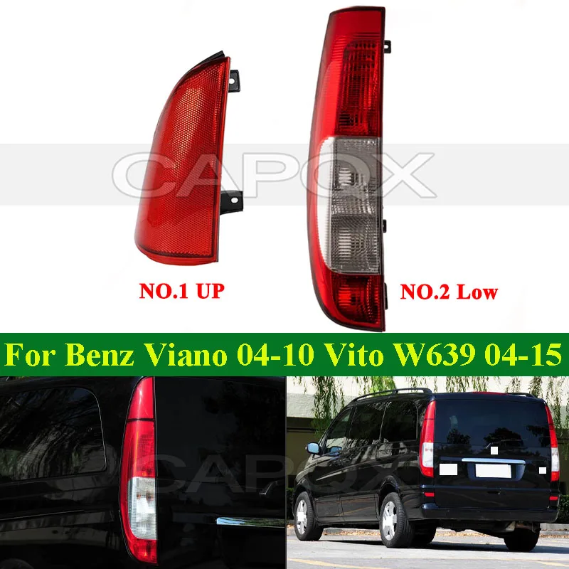

CAPQX задний бампер задний фонарь задний фонарь для Benz Viano 2004-2010 Vito W639 2004-2015 задний фонарь задний фонарь стоп-сигнал