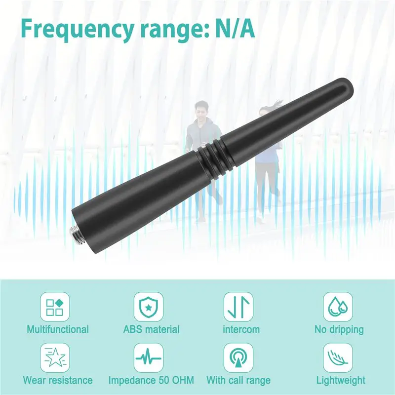 9 Cm Length Antenna Short PMAE4003 Uhf Stubby Antenna 430-470 Mhz Range For Motorola Gp328 Gp340 Gp328plus Gp338plus Gp344 Gp380