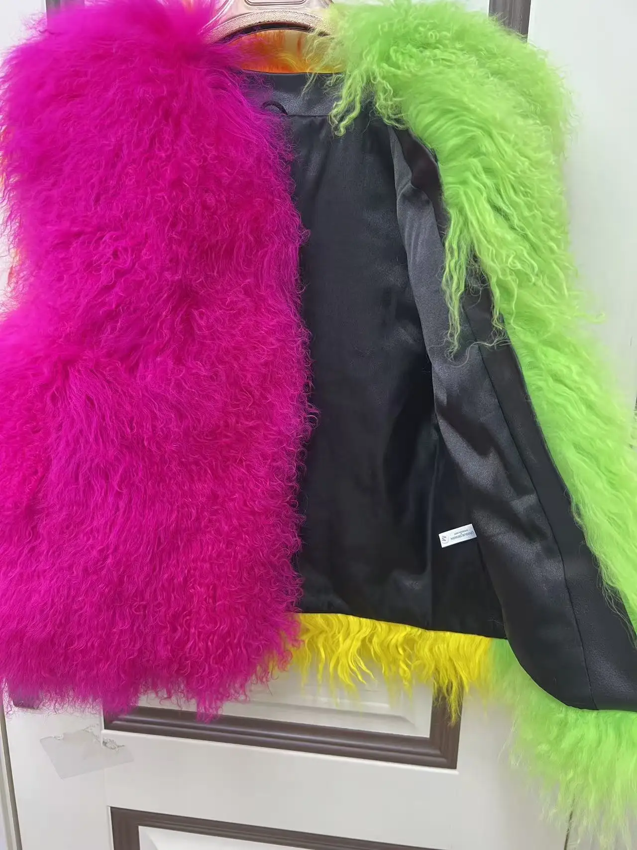 نمط جديد الشتاء أزياء المنغولية صوف الضأن سترة سترة للنساء سترة جلد الغنم الحقيقي الشتاء الدافئ المرأة سترة #3