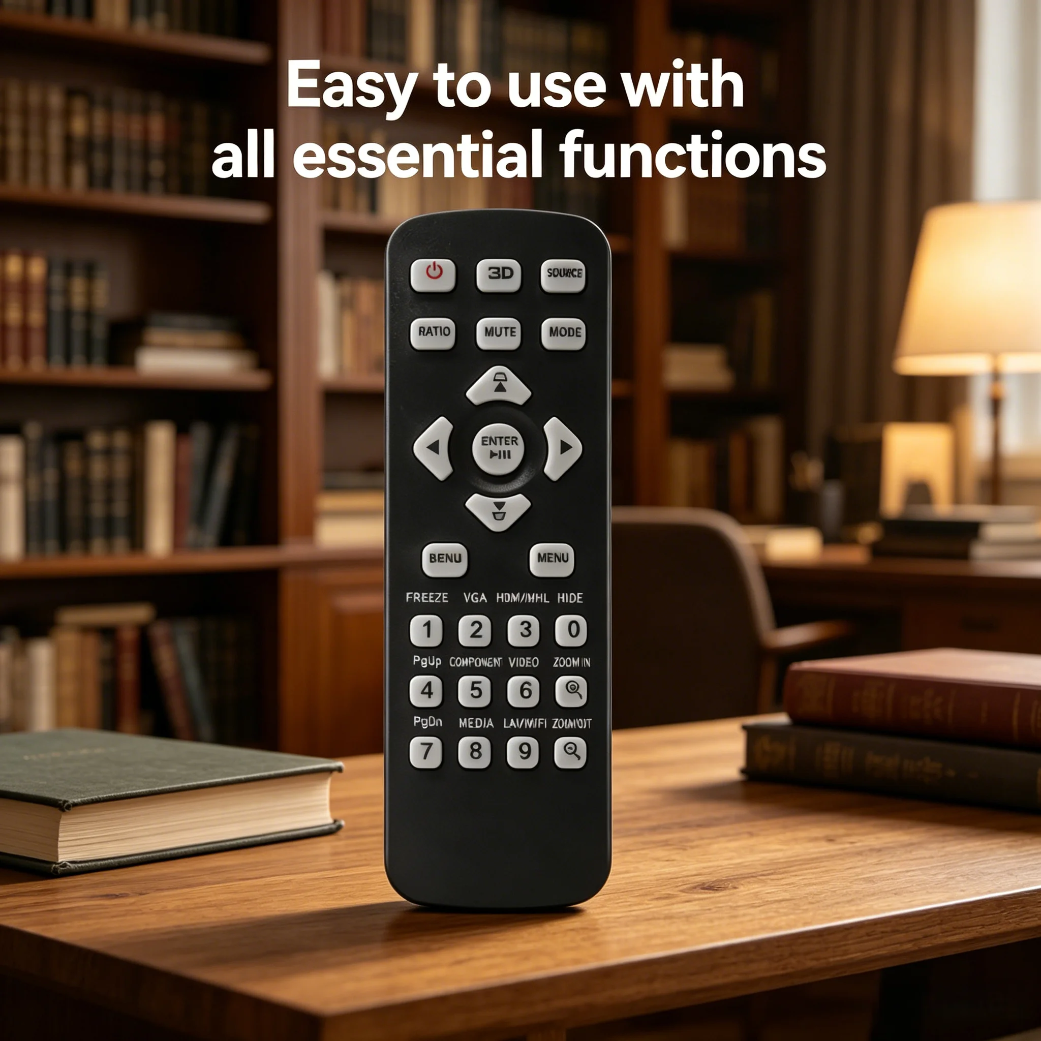 J-25041 Acer Projector Replacement Remote, Compatible H6512BD H6530BD P1186 Office Home Cinema Projector Controller