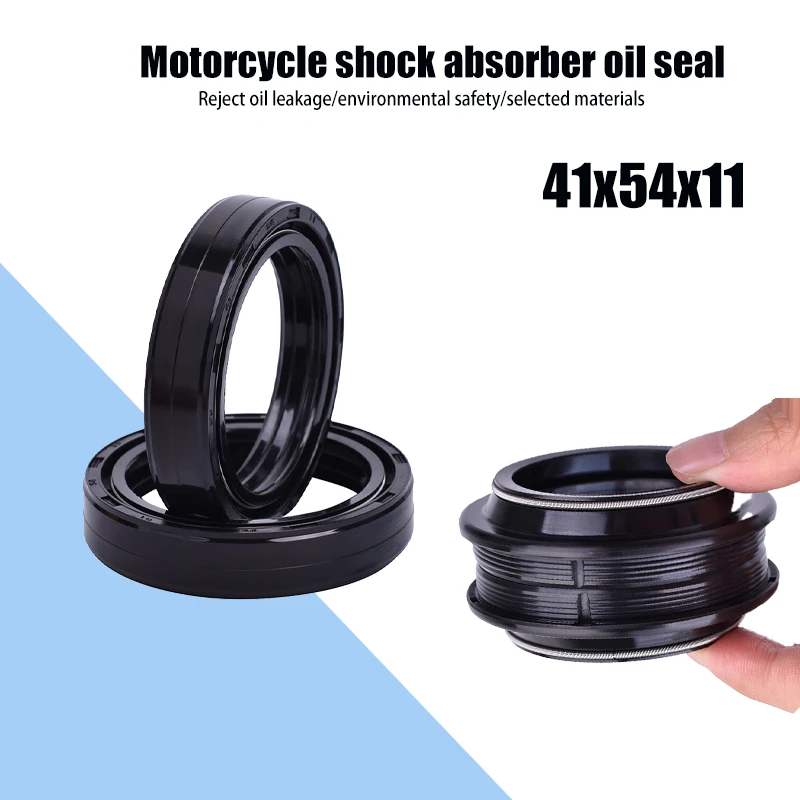 Sello de aceite de horquilla 41x54x11, sello antipolvo 41 54 para Honda VF1000R CBF1000F CBF1000 VTR1000 VTR1000F Firestorm Super Hawk CBF VTR 1000