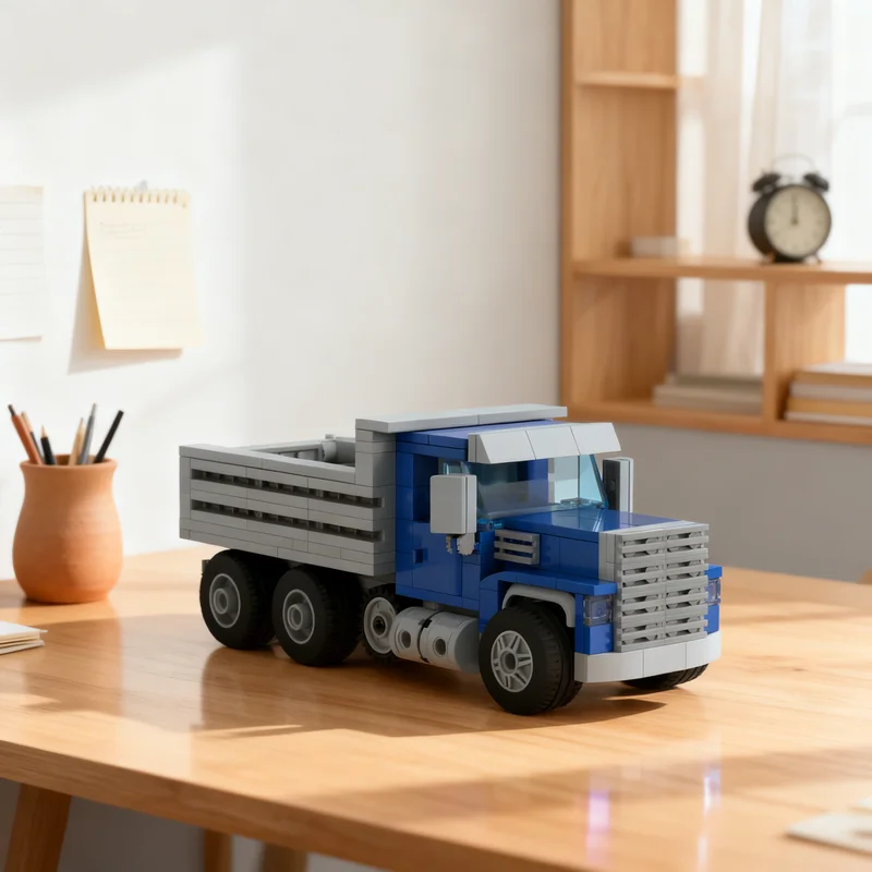 

231 шт. MOC городская конструкция самосвал модель строительные блоки игрушка собрать DIY Рождественский подарок творческая идея образование кирпич дети