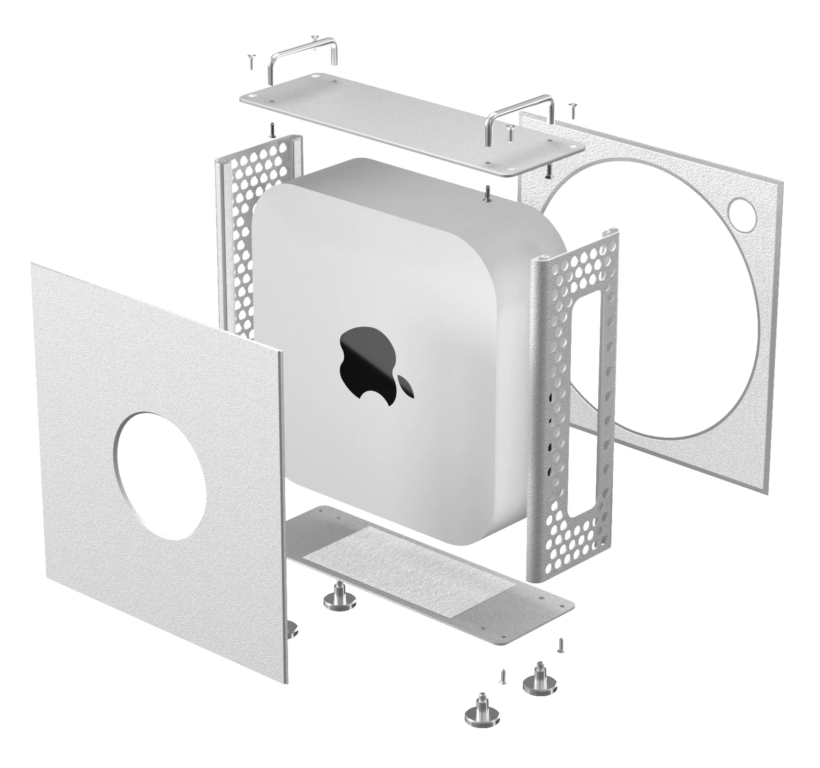 Unique Design Metal Full Back Cover Stand Case for Mini 4 Protective Laptop Stand with Unique Features