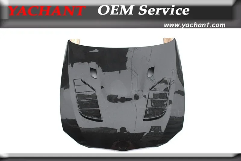 Car-Styling Carbon Fiber Front Hood Bonnet  Lid Fit For 2007-2013 E92 E93 M3 CT-Style Hood Bonnet Engine Cover