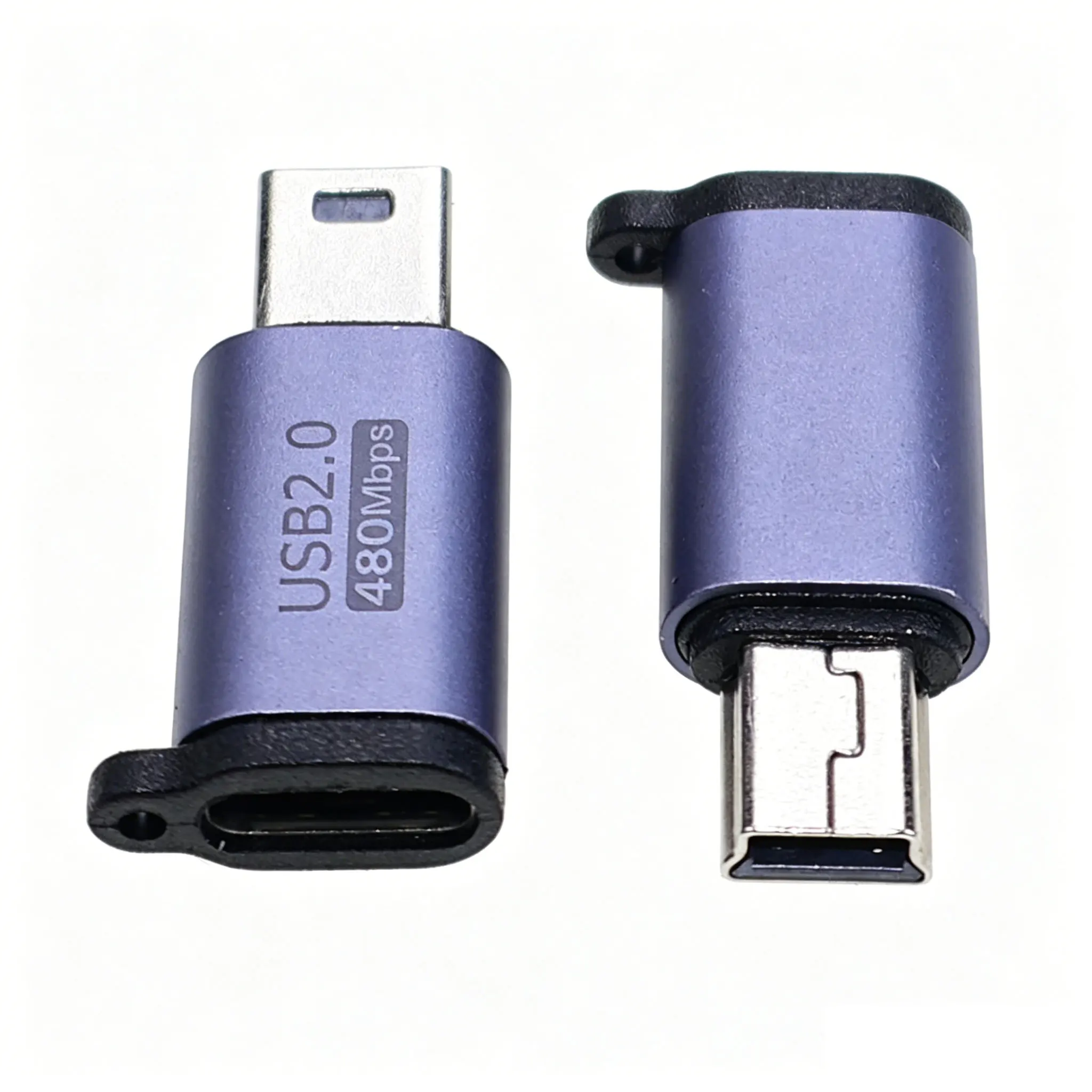 2-5 Stück Typ-C Micro-USB-Buchse auf Typ-C Mini-Micro-USB-Stecker Ladeadapter Ladegerät Konverter für 480 Mbit/s Datenübertragung – Detail 2
