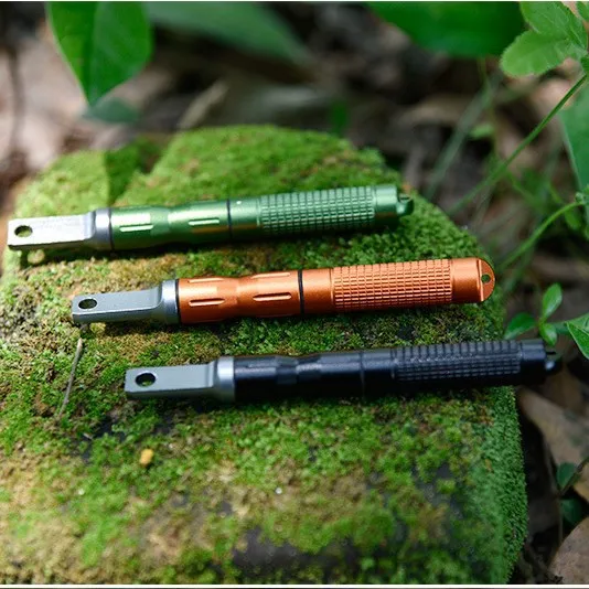 

Outdoor Survival Waterproof Lighter Metal Stick Igniter Portable Adventure Camping Cigarette Accessories Men's Small Gift Tool