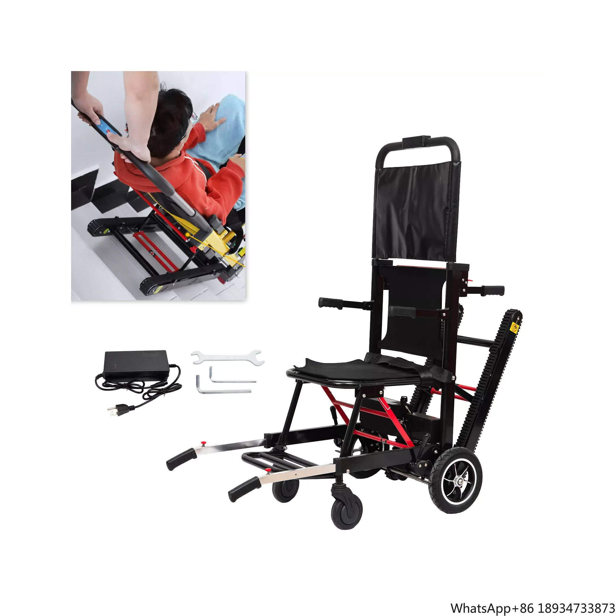 Factory Wholesale Electric Stair Climbing Powered Stair Climbing Chair