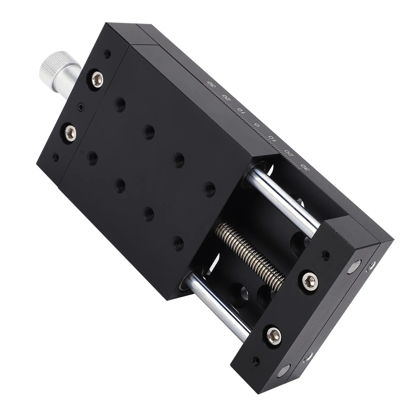 Manual  Linear Stage X‑ Linear Stage Manual Twist Fine‑Tune  Sliding Table Aluminum Alloy SP80A‑DB40