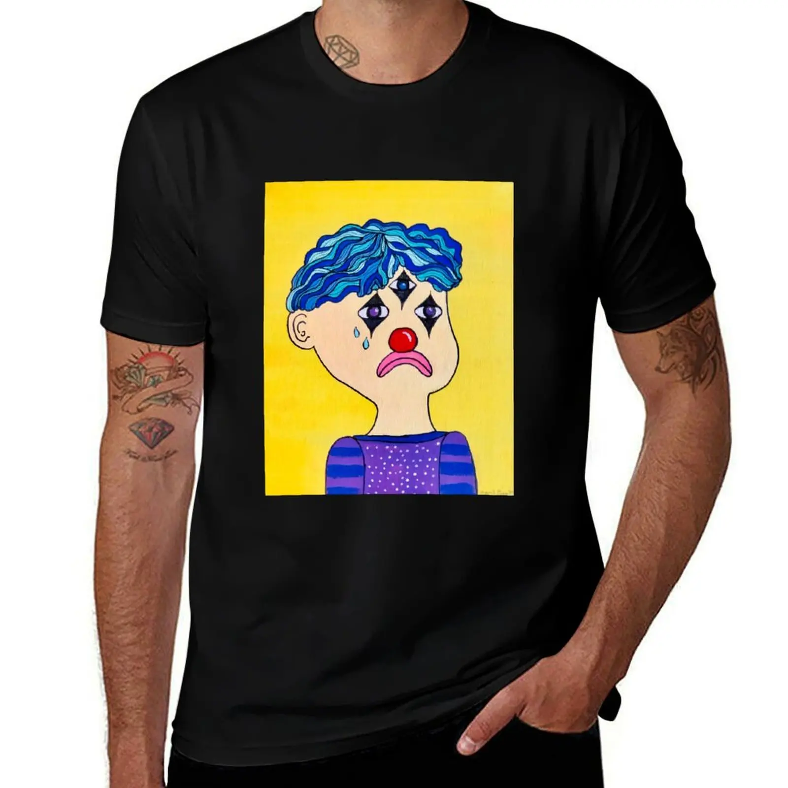 

Sad T-Shirt cotton t shirts high quality t shirts for man cotton soft T-Shirt