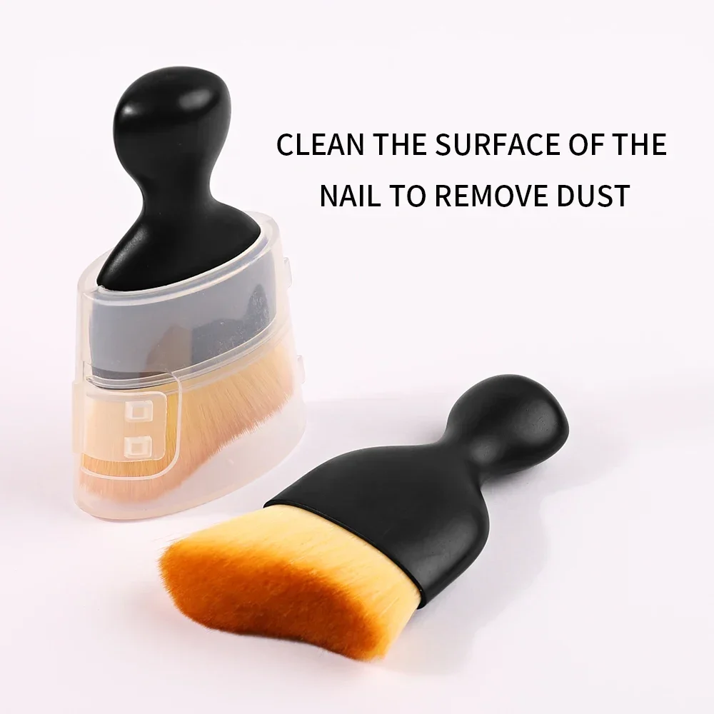 Escova para arte em unhas para remoção de poeira - Acrílico, gel UV, ferramenta de limpeza de pó e pó para unhas - Acessório de manicure de beleza e maquiagem