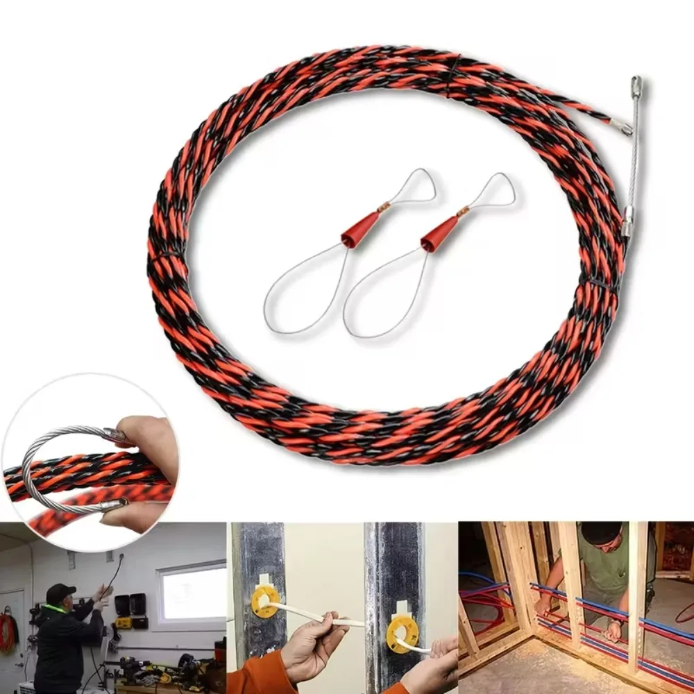 

Electrician Wire Cable Guide Threader Winder Set for Construction Work