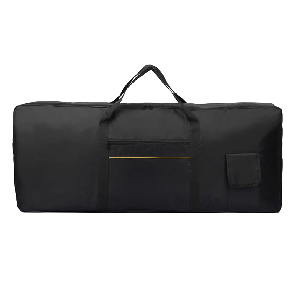 Funda de transporte acolchada para Piano Electrónico de 88 teclas, teclado Universal impermeable, bolsa gruesa negra