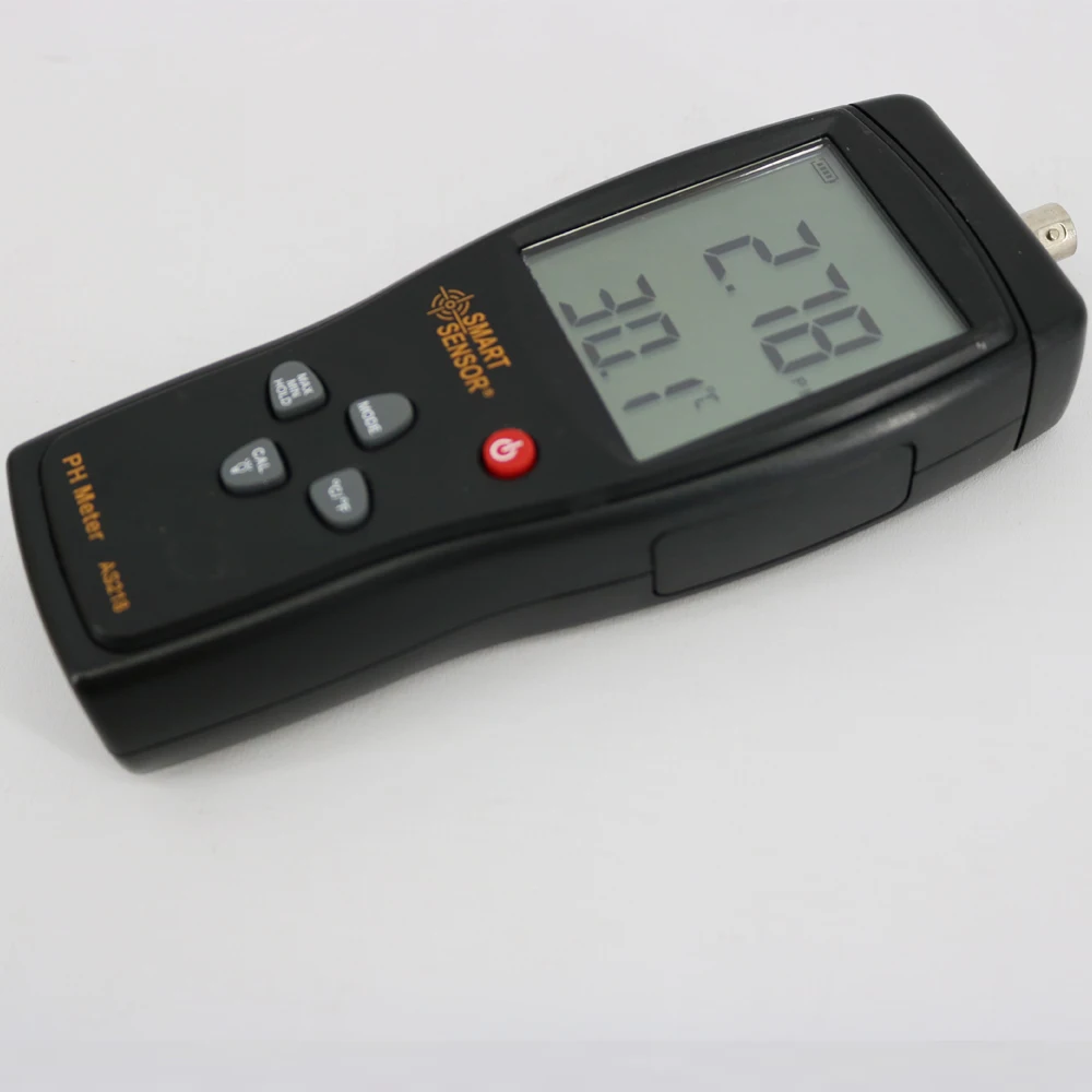 Handheld AS218 Smart Sensor PH Meter Meter Soil Acidity Meter Water Quality Tester 0.00 ~ 14.00ph