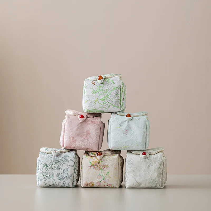 Cloud Gauze Master Cup Pouch Tea Event Bag Single Cup Sleeve Portable Teacup Quick Set Teapot Storage Bag Tea Set Accessories