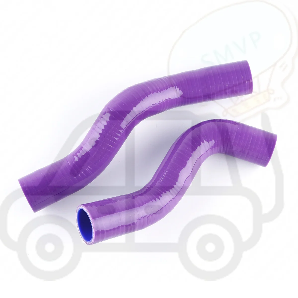 For Toyota Land Cruiser 70 Series HZJ75 / HZJ78 / HZJ79 Replacement Auto Parts Water Silicone Radiator Hoses Set 2PCS 11 Colors