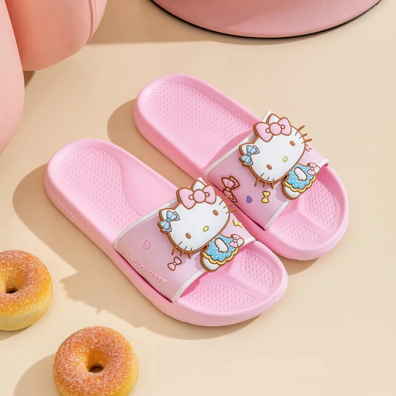 Sanrio Hello Kitty Cinnamoroll Pochacco pantofola antiscivolo dolce e semplice traspirante sandali genitore-figlio cose carine per ragazze