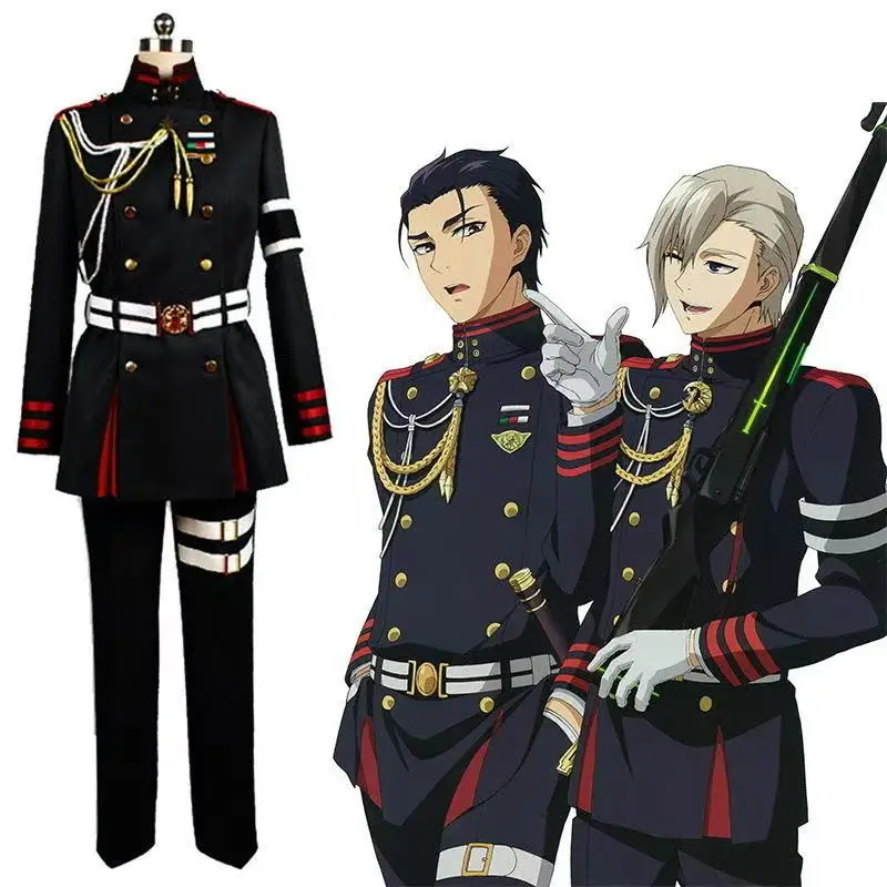 

Seraph Cosplay costume Guren military uniform/team uniform anime style suitable for Halloween and Christmas