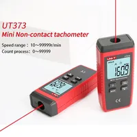 UNI-T Mini Digital Laser Tachometer UT373 Non-Contact Tachometer RPM  Range  Tachometer Odometer Backlight   Multimeter Tools