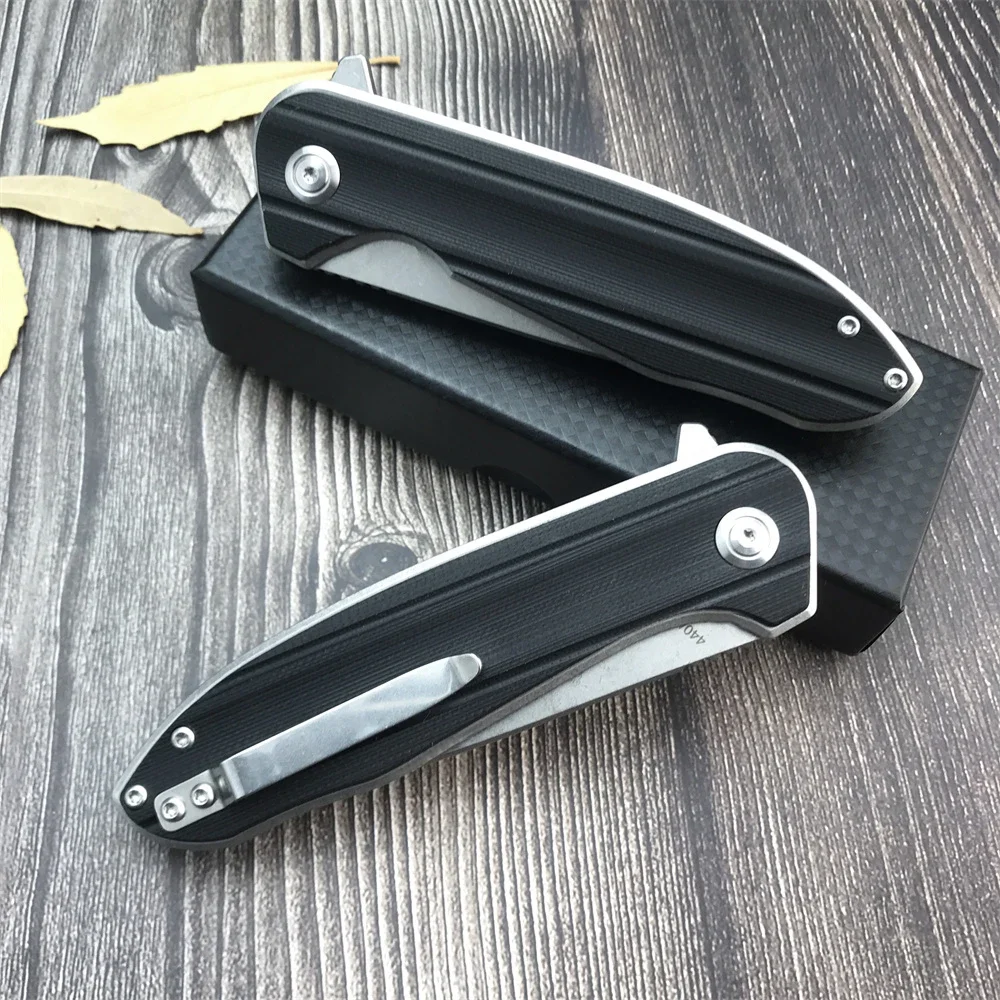 Boker Pocket Folding Knife D2 Blade G10 Handle Camping Hunting Tactical Knife Rescue Self Defense Survival Outdoor Tool