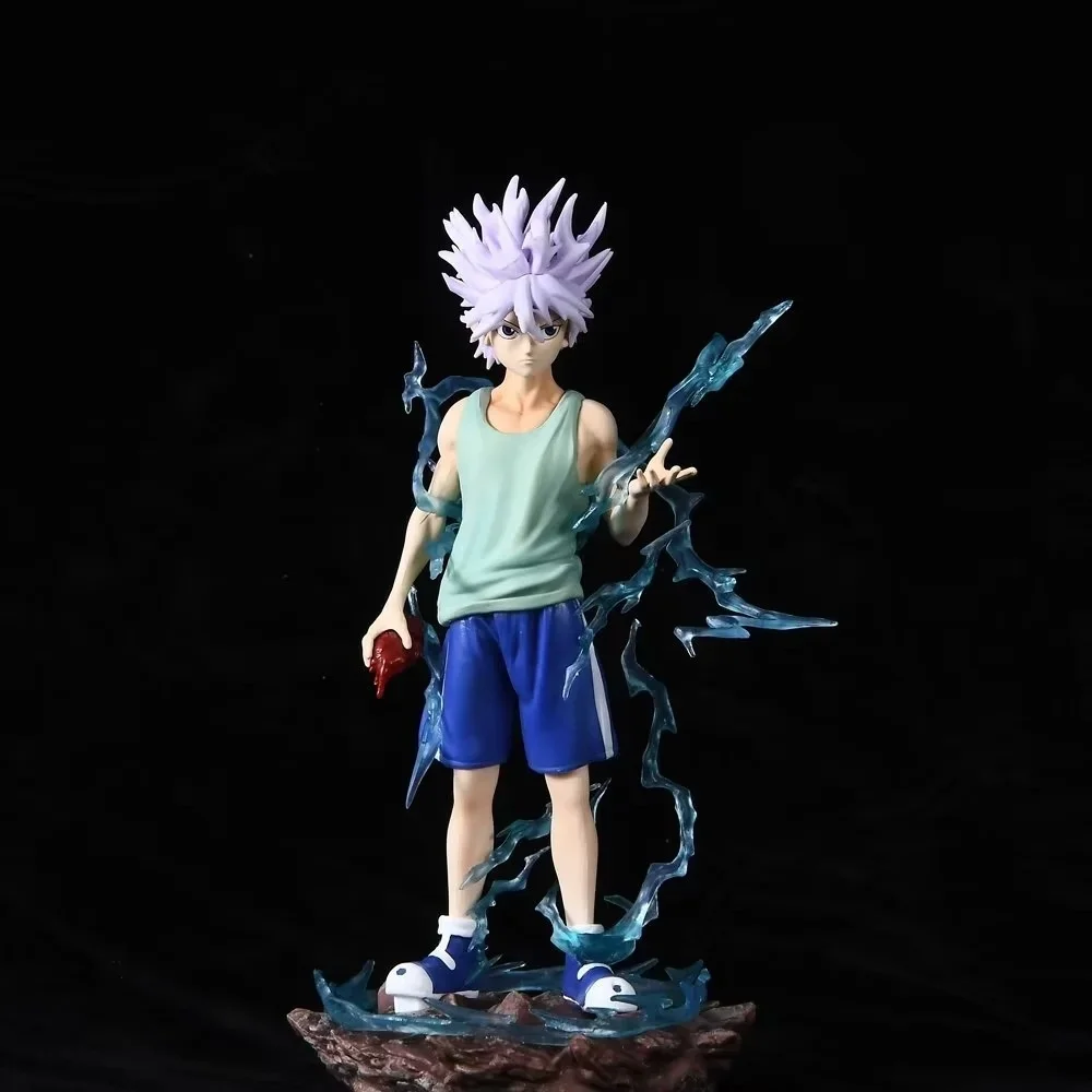 

Anime Hunter×Hunter Killua Zoldyck GK Standing Posture PVC Action Figure Collectible Model Doll Toy 22CM