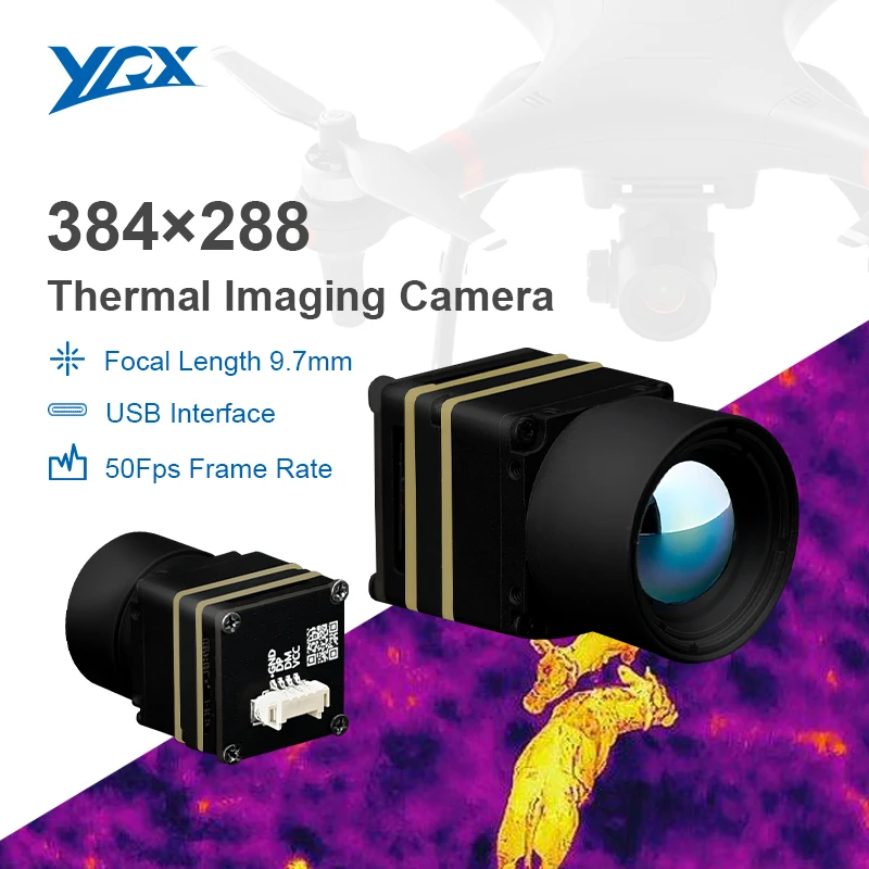 

384*288 640*512 Resolution Analog CVBS Detection LWIR Thermal Camera Core Infrared Thermal Imaging Camera Module