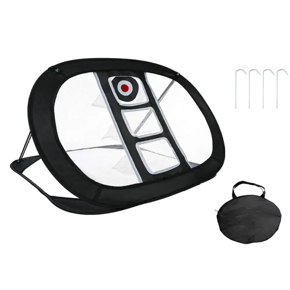 Golf Chipping Net, Pop Up Golf Practice Net, PPortable Foldable Design, Built-in Ball Collection for Easy Training