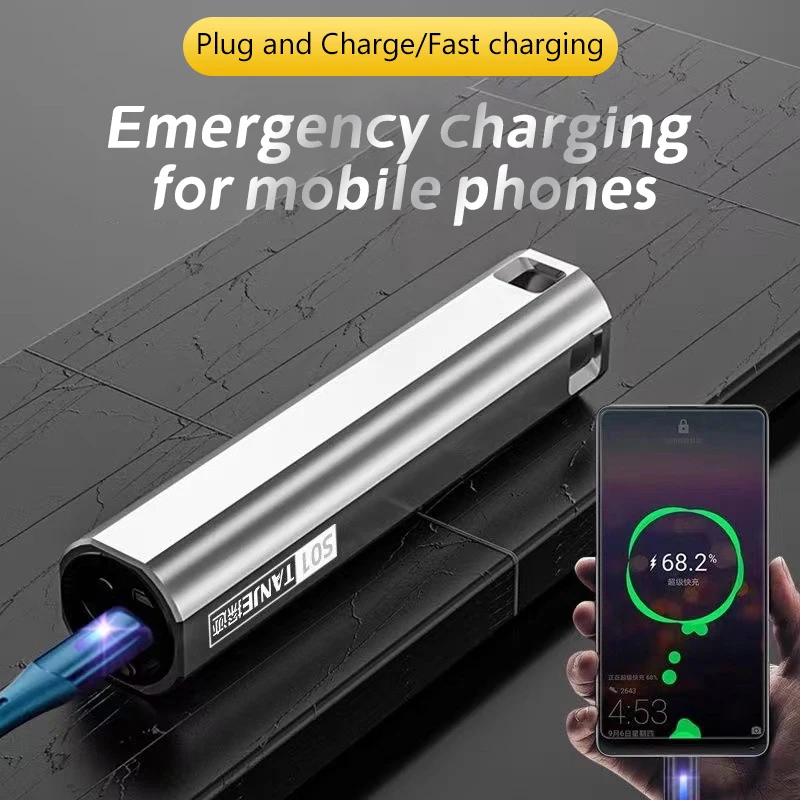 Super Bright LED Flashlight Portable USB Rechargeable Emergency Light Waterproof Mini Riding Camping Portable Flashlight