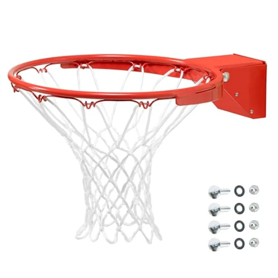 ProStyle Breakaway Medium Weight Basketball Hoop with Flex Rim for Outdoor Indoor Court Use Durable Adjustable Height Design fo