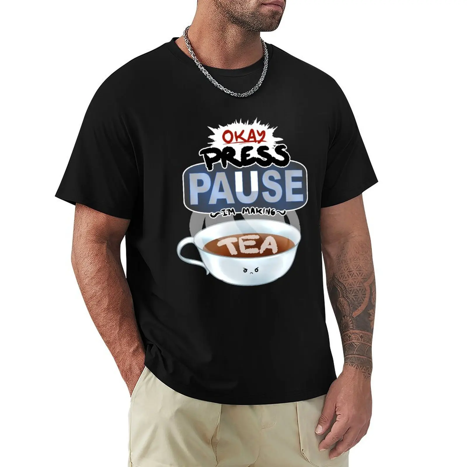 

Ragequit Tea Break T-Shirt blanks Luxury man blacks Short sleeve tee men