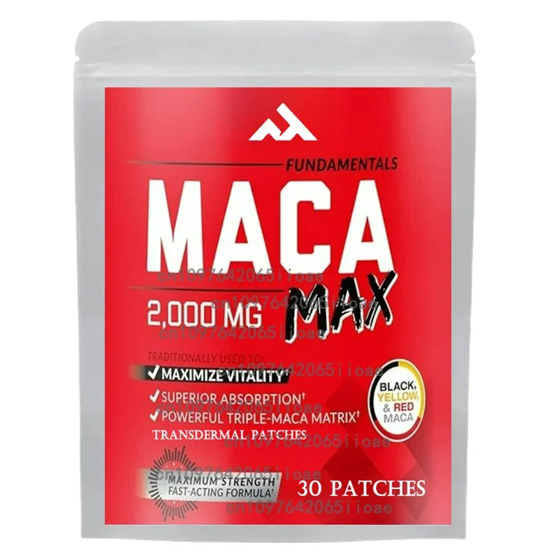 30 Hitungan Patch Transdermal Akar Maca Wanita Meningkatkan Energi Mendukung Keseimbangan Hormon dan Gejala Menopause