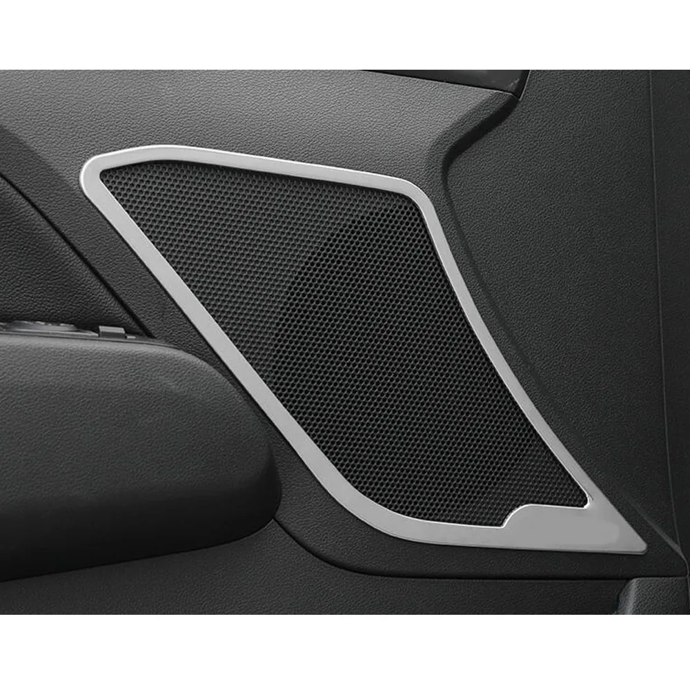 For Hyundai Elantra Avante 2016 2017 2018 2019 2020 Car Door Styling Stick Audio Speak Sound Cover Ring Circle Lamp Trim Parts