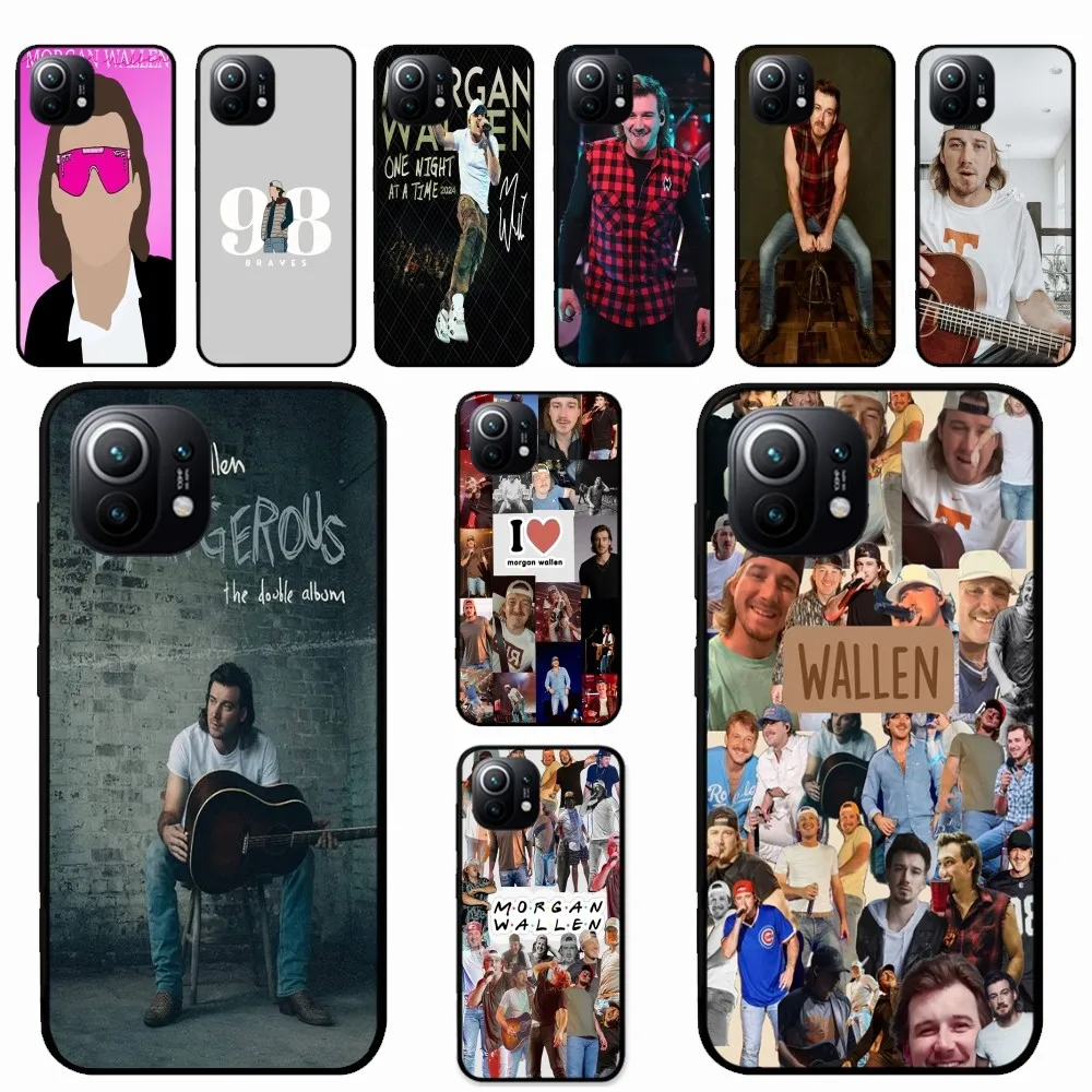 Singer M-Morgan W-Wallen Phone Case For Xiaomi Mi 5X 8 9 10 11 12 lite pro 10T PocoX3pro PocoM3 Note 10 pro lite