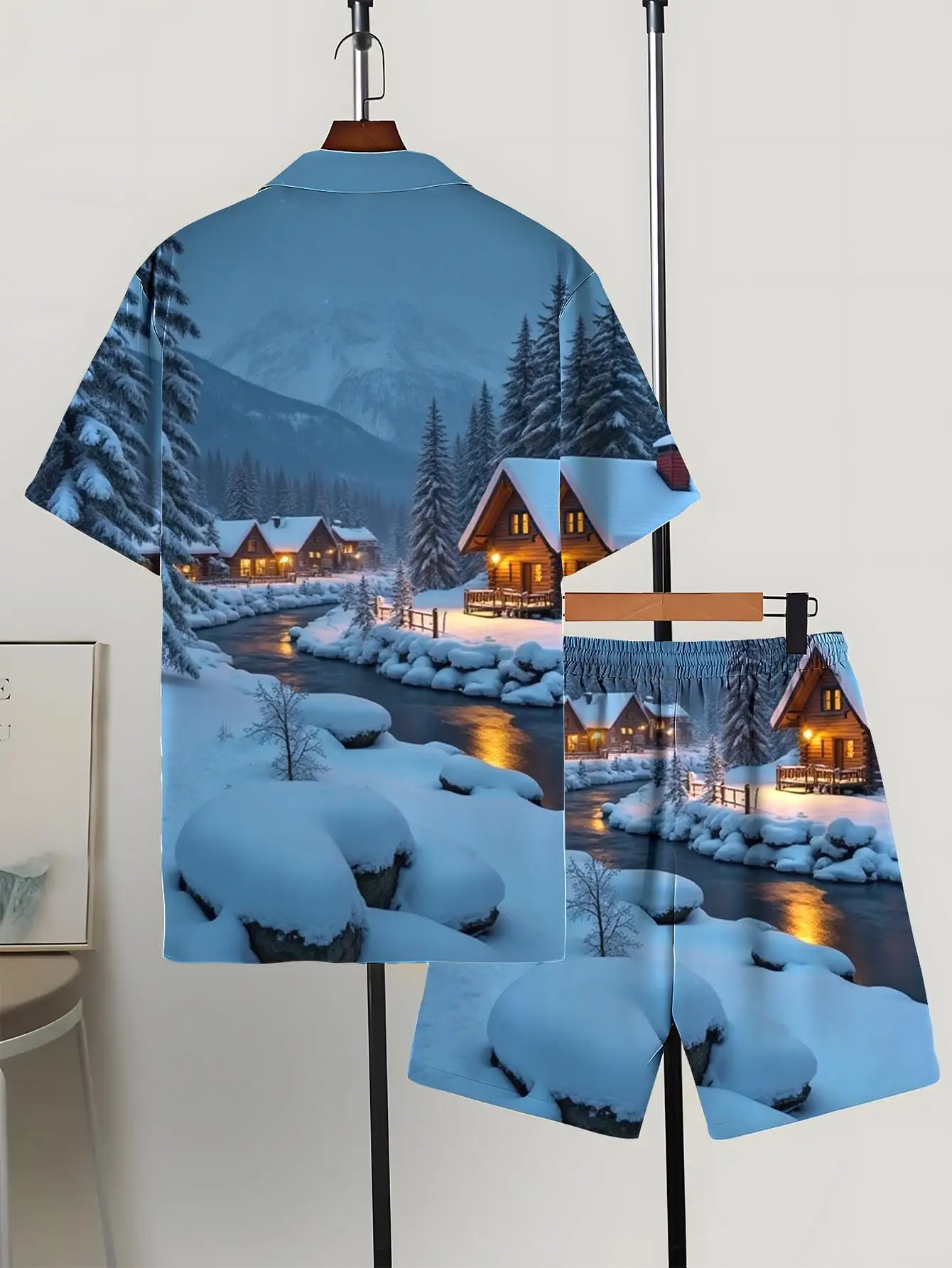 Men's Shirt Sets 2026 Spring/Summer jogging set men's chandals Graphic Suit for man clothing set 2 piece set 3D Printed
