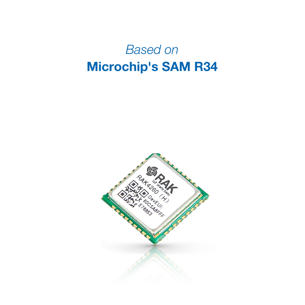 

RAK4260 | ATSAMD34 | Module for LoRaWAN