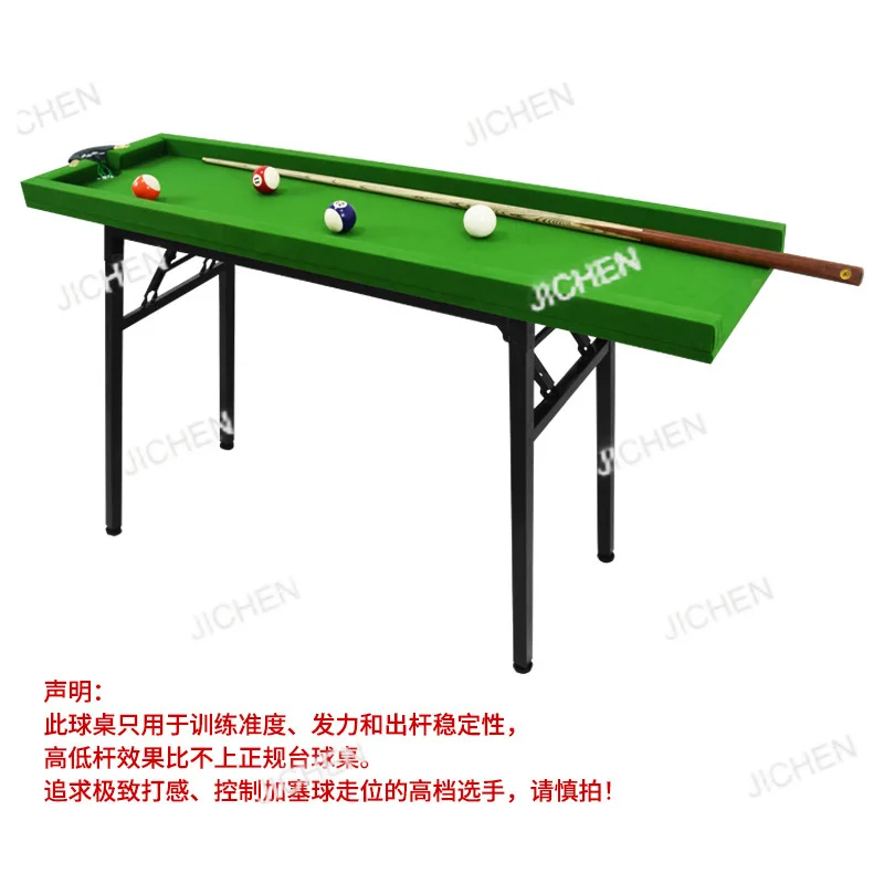 

Край библиотеки домашнего обучения без резиновой ленты, карман для снукера с одним отверстием, складной тренировочный стол