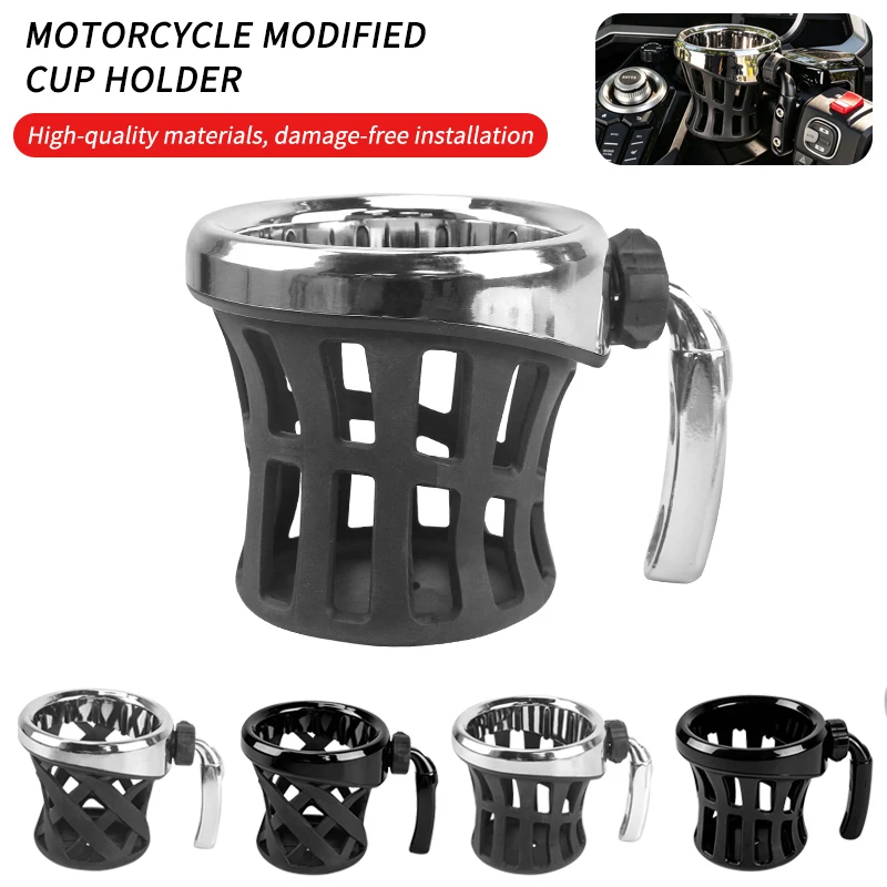 Goldwing GL1800 Motorcycle Handlebar Cup Holder Drink Mounted For Honda Gold wing GL 1800 Trike 2001-2017 F6B 2013 14 15 16 2017