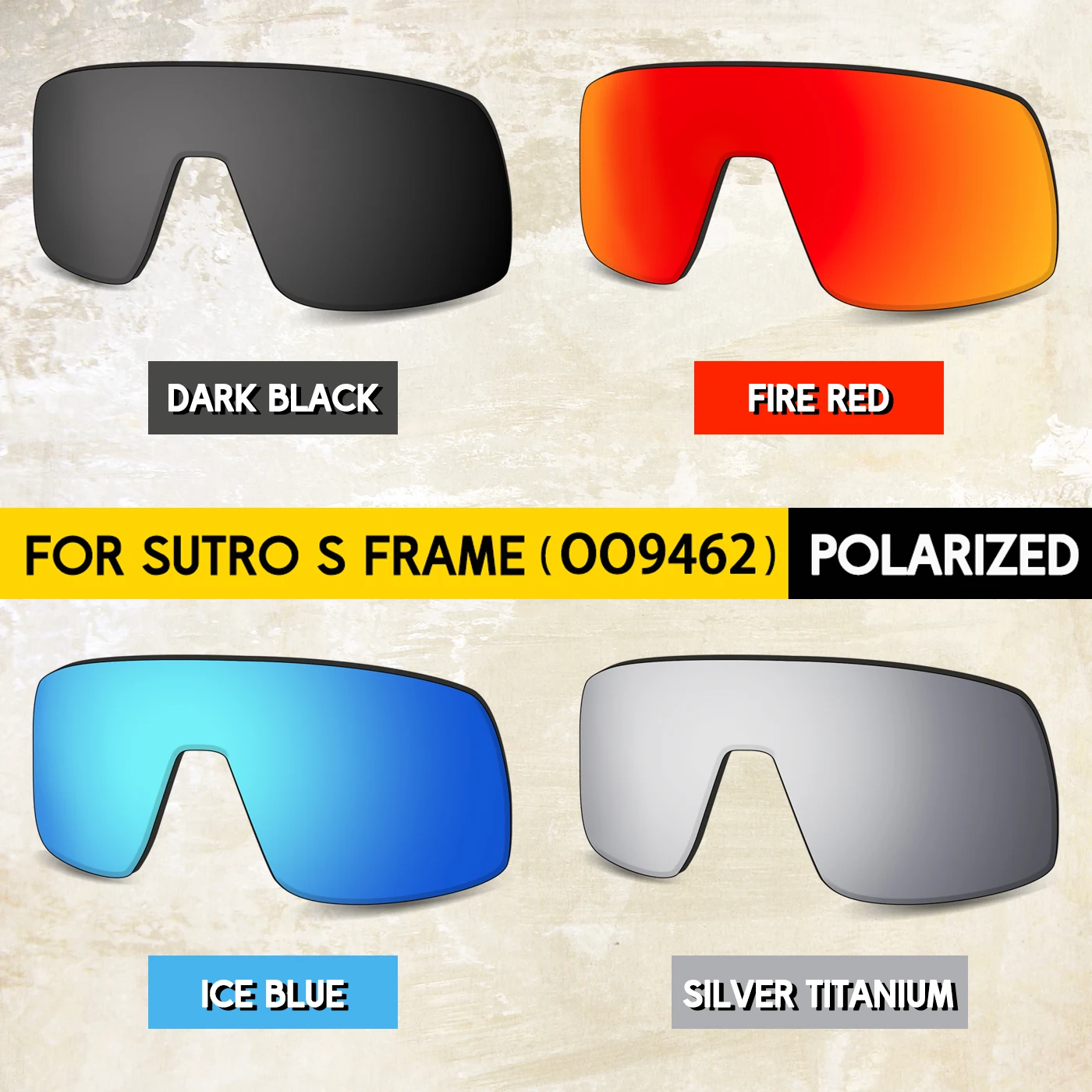 

Сменные поляризационные линзы для солнцезащитных очков Oakley Sutro S OO9462 — несколько вариантов