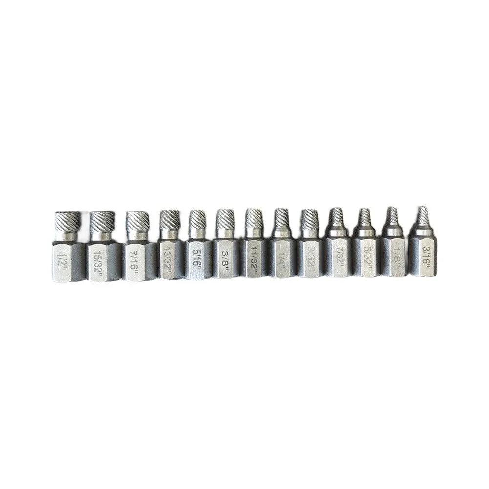 35pc Nut Extractor Set Includes 13 End Screw Extractors 16 Drill Bits 6 Coarse Thread Extractors for Tough Jobs