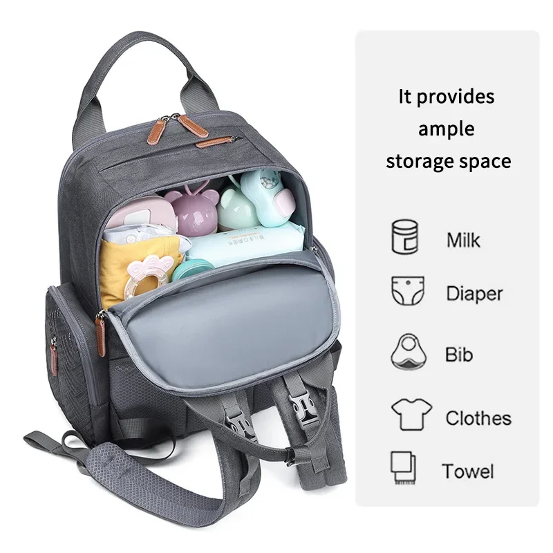 

Large Capacity Fashionable Mother Bag Lightweight Mother Bag Hand-held Mother Bag Embroidered Backpack