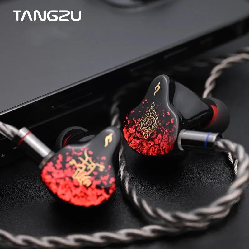 TANGZU Nezha Latest Flagship-level IEMs 6BA + 1PZT Multi-Driver In-Ear Monitor Hybrid Driver Wired Earphones |3.5mm+4.4mm Cable