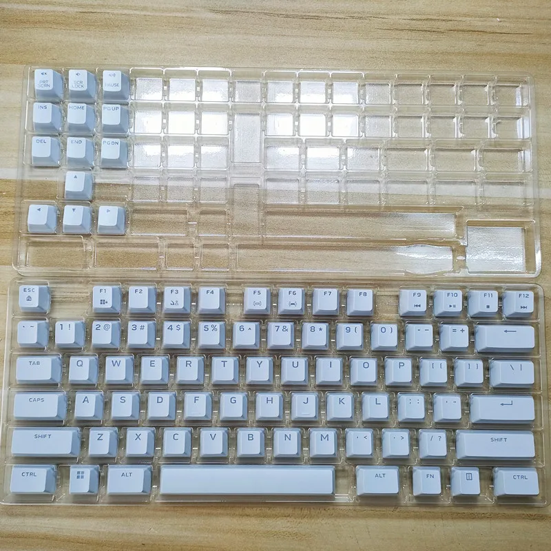 Capuchon de remplacement pour clavier mcanique de jeu DELL Alienware AW420K, blanc