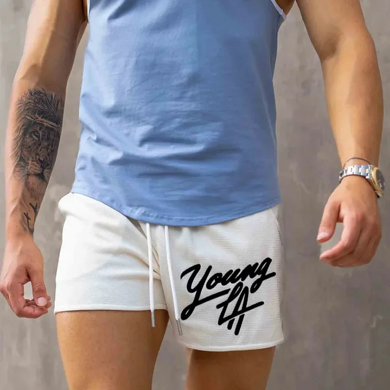 high quality sports Shorts Men\'s Summer Quick-drying Mesh Sweatpants Running Basketball shorts Fitness Training short Pants