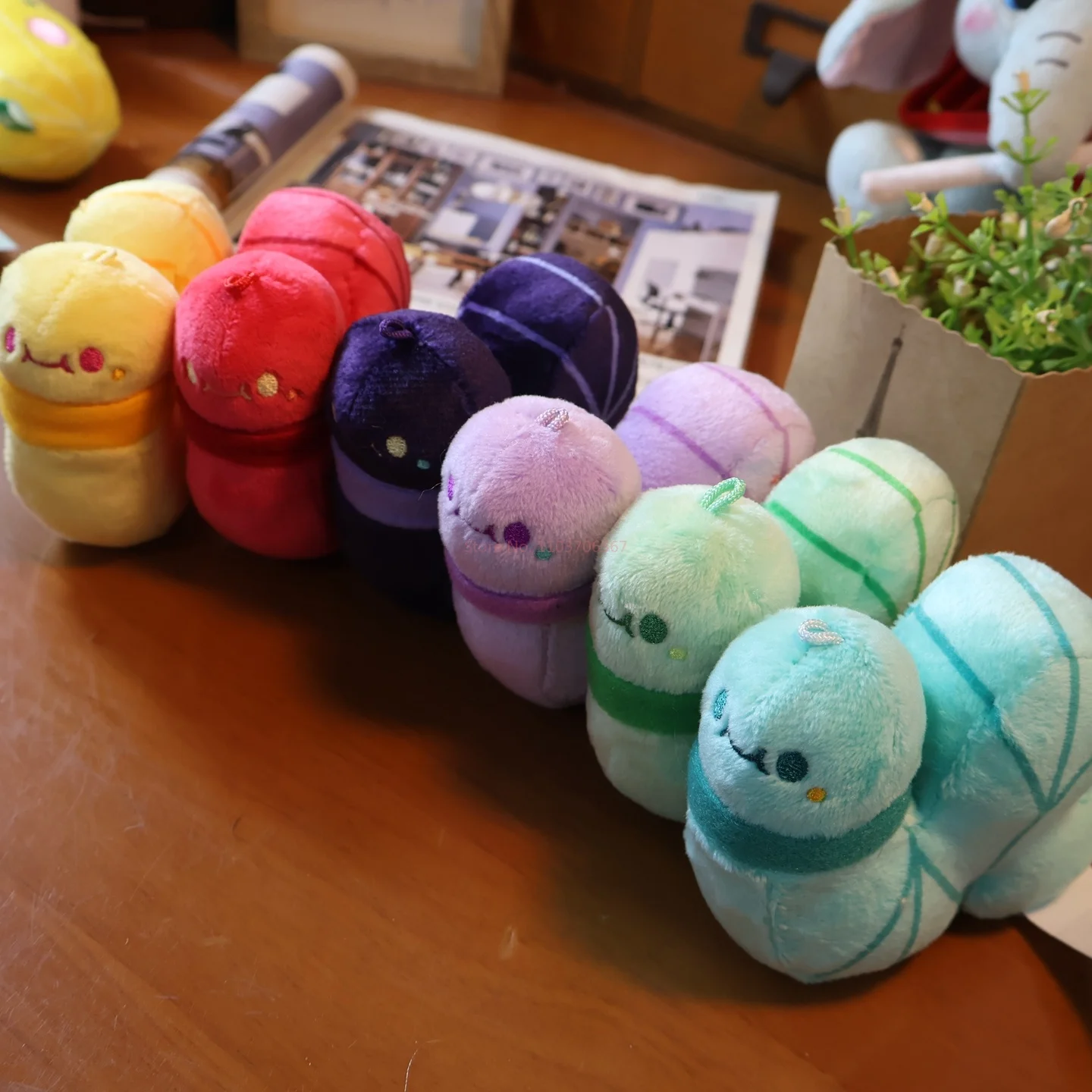 حقيقية Squihable الطاعون طبيب شفاء الحيوان الملونة الحشرات الهزلية ألعاب من نسيج مخملي هدية عيد الميلاد