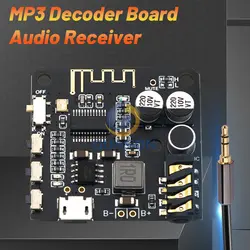 Mini Bluetooth 5.0 MP3 Decoder Board Audio Receiver MP3 Lossless Player Wireless Stereo Music Amplifier Module